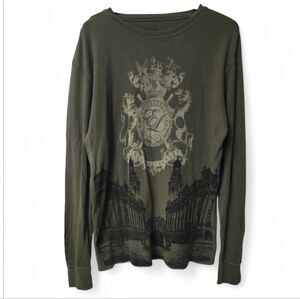 English Laundry Long Sleeve Crewneck Waffle Shirt